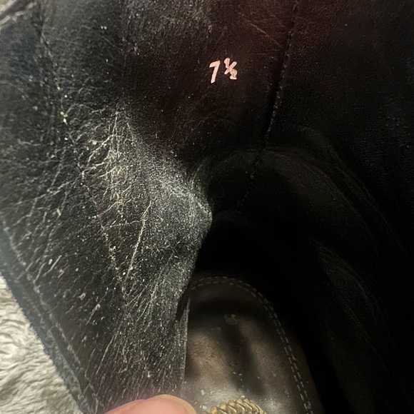 Jack Erwin black suede side zipper ankle boots - Picture 9 of 9